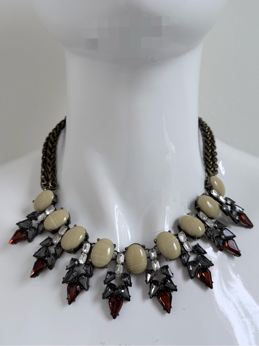 Bejeweled statement necklace